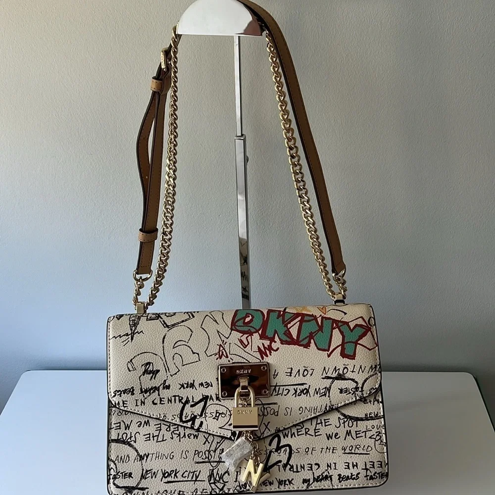 DKNY Elissa large graffiti bag - Picture 3 of 10